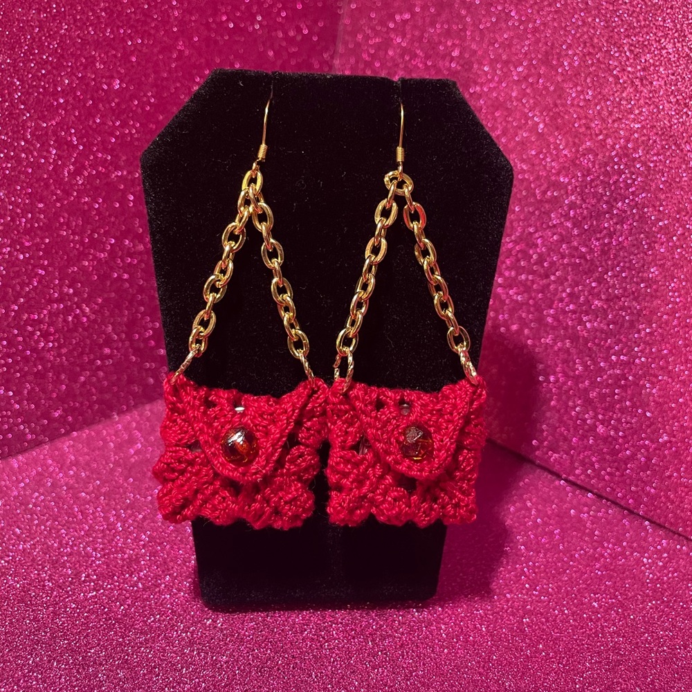 🩸The Ruby Jewel “Just in Case” Earrings🩸